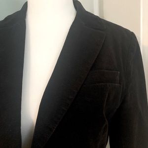 Kenneth Cole New York black velveteen blazer